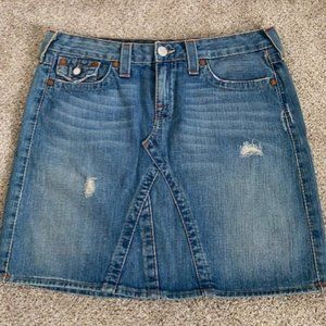 Women's True Religion Joey Denim Skirt